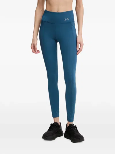 Under Armour Velociti Logo-print Slip-pocket Track Pants In Blue