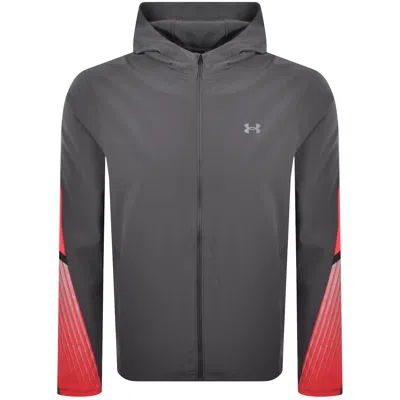 Under Armour Velociti Storm Jacket Grey In Gray