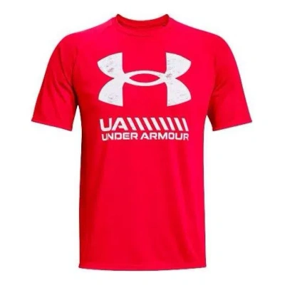 Under Armour Velocity Graphic Logo T-shirt 'red White'