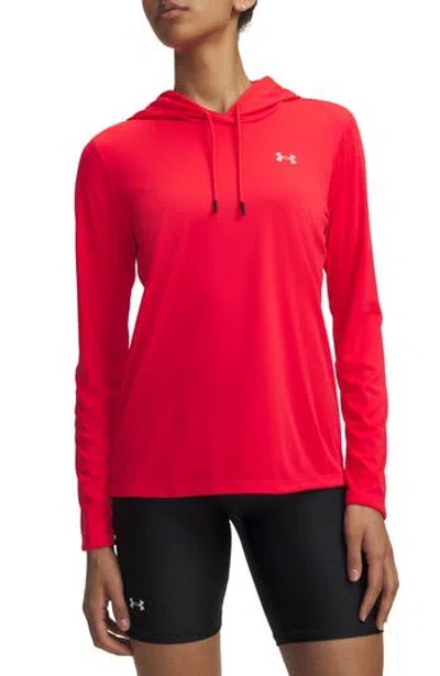 Under Armour Velocity Hoodie In Red