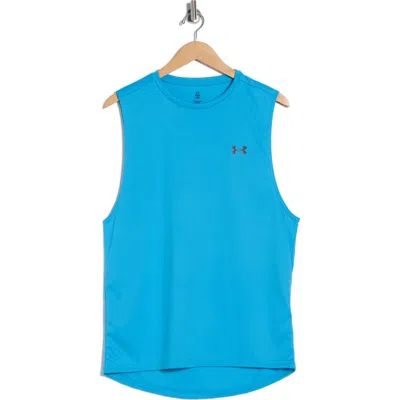 Under Armour Velocity Muscle Tank In Blue