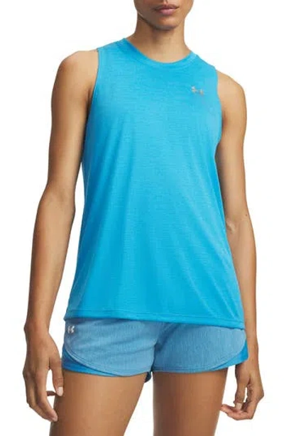 Under Armour Velocity Performance Tank In Blue