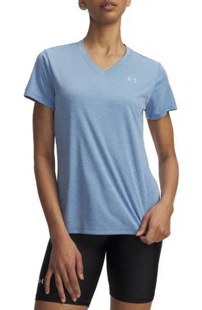 Under Armour Velocity Twist V-neck T-shirt In Blue