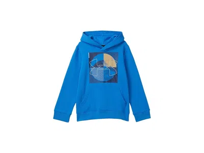 Under Armour Vertix Hoodie (big Kid) Boy's Workout Blue Atlantis : Xl (18-20 Big Kid), Cotton/fleece/polyester