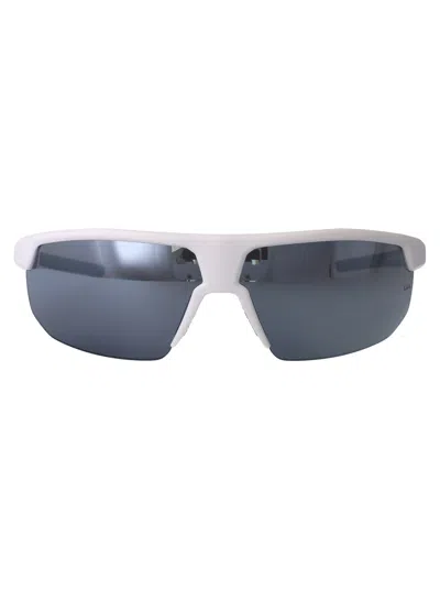 Under Armour White Grey Acetate Sunglasses In Red