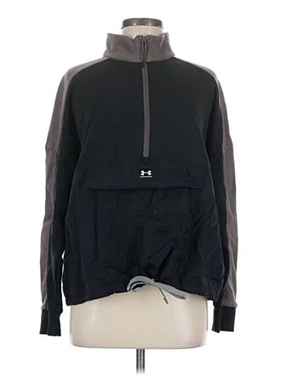 Pre-owned Under Armour Windbreaker Jacket In Black