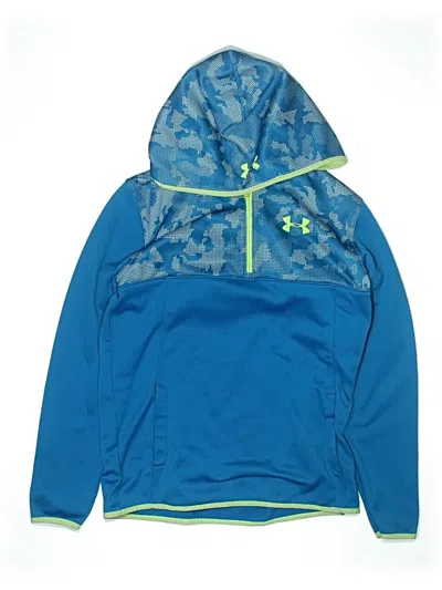 Pre-owned Under Armour Kids' Windbreaker Jacket In Blue