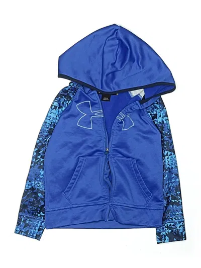 Pre-owned Under Armour Kids' Windbreaker Jacket In Blue