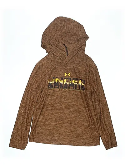 Pre-owned Under Armour Kids' Windbreaker Jacket In Brown