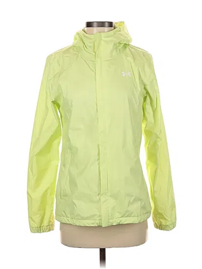 Pre-owned Under Armour Windbreaker Jacket In Green