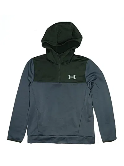 Pre-owned Under Armour Kids' Windbreaker Jacket In Green