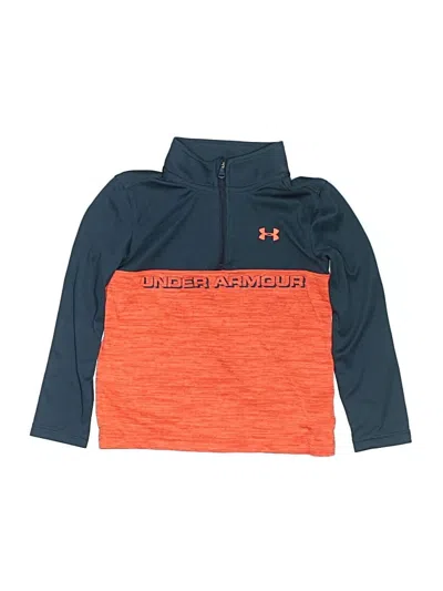 Pre-owned Under Armour Kids' Windbreaker Jacket In Orange