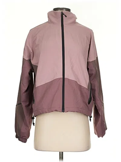 Pre-owned Under Armour Windbreaker Jacket In Purple
