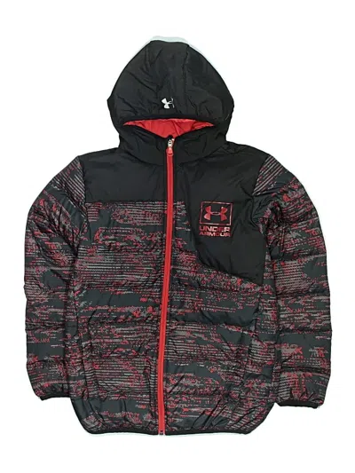 Pre-owned Under Armour Kids' Windbreaker Jacket In Red