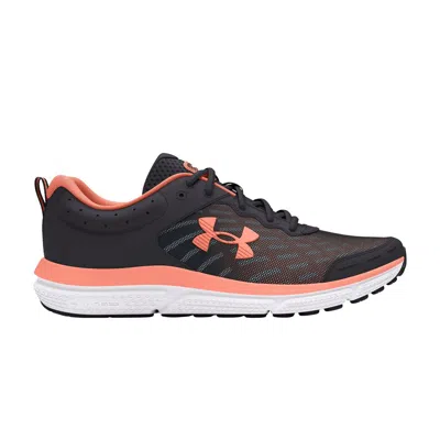 Pre-owned Under Armour Wmns Charged Assert 10 'anthracite Flare Orange' | Black | Women's Size 5