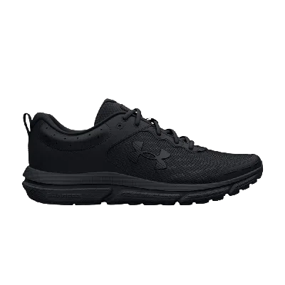 Pre-owned Under Armour Wmns Charged Assert 10 Wide 'triple Black'