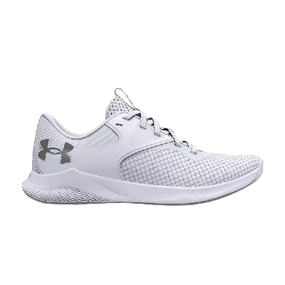 Pre-owned Under Armour Wmns Charged Aurora 2 'white Metallic Warm Silver'