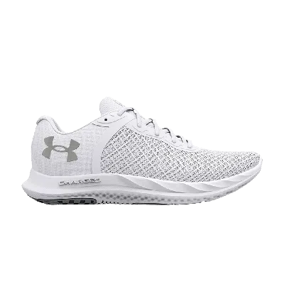 Pre-owned Under Armour Wmns Charged Breeze 'white Metallic Silver'