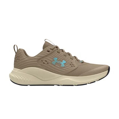 Pre-owned Under Armour Wmns Charged Commit 4 'timberwolf Taupe Sky Blue' In Tan