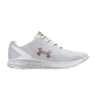 Pre-owned Under Armour Wmns Charged Impulse 2 Knit 'white Metallic Rose Gold'