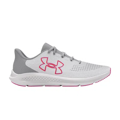 Pre-owned Under Armour Wmns Charged Pursuit 3 'big Logo - Steel Pink' | Grey | Women's Size 6.5