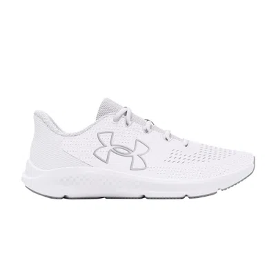 Pre-owned Under Armour Wmns Charged Pursuit 3 'big Logo - White' | Women's Size 6