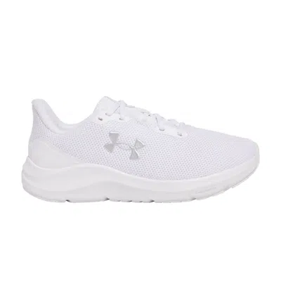 Pre-owned Under Armour Wmns Charged Pursuit 4 'white Metallic Silver' | Women's Size 10
