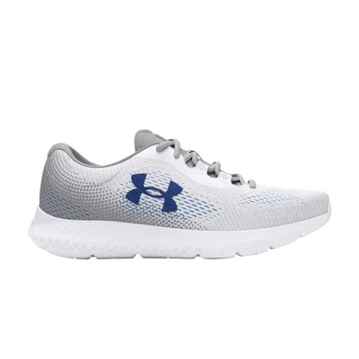 Pre-owned Under Armour Wmns Charged Rogue 4 'mod Grey Tech Blue' In White