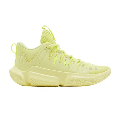 Pre-owned Under Armour Wmns Flow Breakthru 4 'sonic Yellow Metallic Pewter'