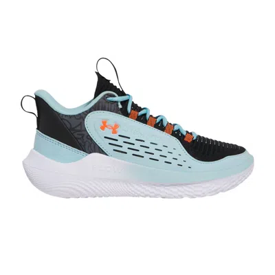 Pre-owned Under Armour Wmns Flow Breakthru 5 'uaa - Stream Black Blaze Orange' | Blue | Women's Size 7.5