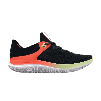 Pre-owned Under Armour Wmns Flow Synchronicity 'black Electric Tangerine'