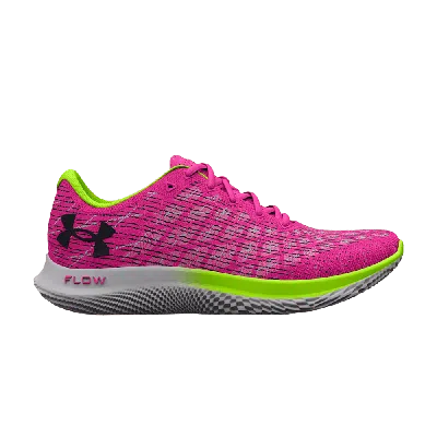 Pre-owned Under Armour Wmns Flow Velociti Wind 2 'rebel Pink Lime'