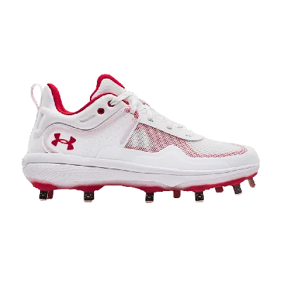 Pre-owned Under Armour Wmns Glyde Mt 'white Red'