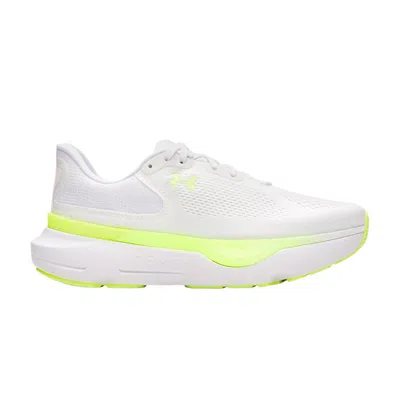 Pre-owned Under Armour Wmns Hovr Infinite Pro 2 'white High Vis Yellow' | Women's Size 8.5