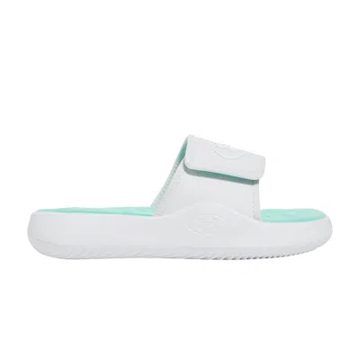 Pre-owned Under Armour Wmns Ignite Pro 8 Slide 'distant Grey Comet Green' | White | Women's Size 7