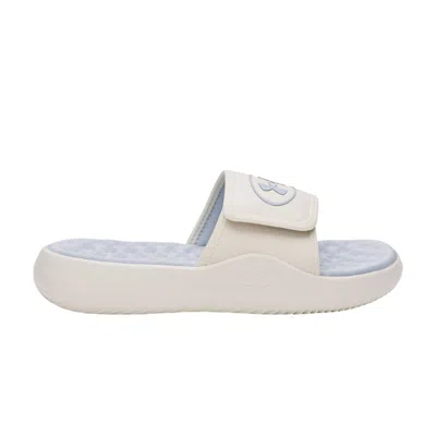 Pre-owned Under Armour Wmns Ignite Pro 8 Slide 'stone Blue Calm' | Cream | Women's Size 7 In White