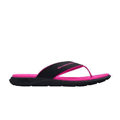 Pre-owned Under Armour Wmns Ignite Pro Marbella Sandal 'black Rebel Pink'