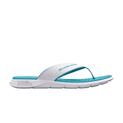 Pre-owned Under Armour Wmns Ignite Pro Marbella Sandal 'white Blue Surf' | Women's Size 9