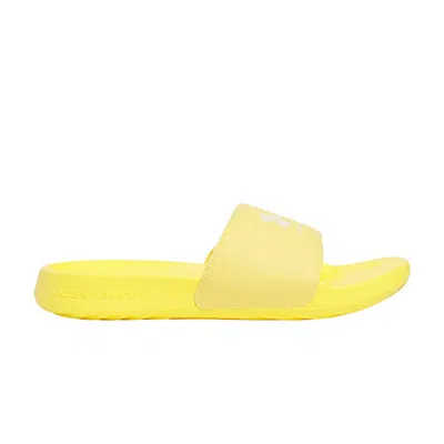 Pre-owned Under Armour Wmns Ignite Select Slide 'sunspark' | Yellow | Women's Size 6