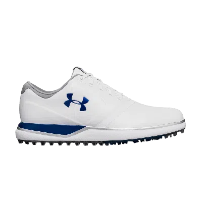 Pre-owned Under Armour Wmns Performance Spikeless 'white Morrocan Blue'