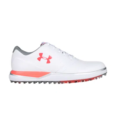 Pre-owned Under Armour Wmns Performance Spikeless 'white Orange'