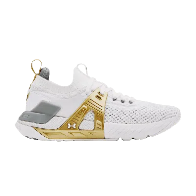 Pre-owned Under Armour Wmns Project Rock 4 'white Metallic Gold'