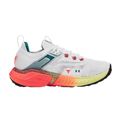 Pre-owned Under Armour Wmns Project Rock 5 'white After Burn'