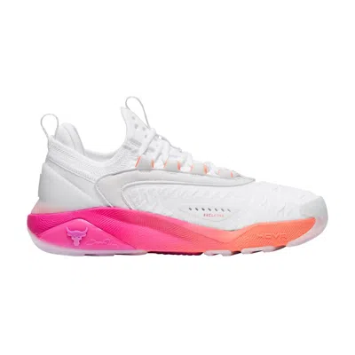 Pre-owned Under Armour Wmns Project Rock 7 'white Vivid Magenta'