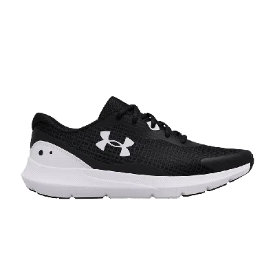 Pre-owned Under Armour Wmns Surge 3 'black White'