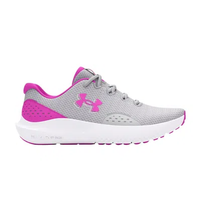 Pre-owned Under Armour Wmns Surge 4 'halo Grey Vivid Magenta' | Women's Size 10 In Gray