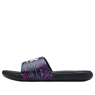 Under Armour (wmns)  Ansa Graphic Slipper Black/purple In Multi