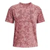 Under Armour (wmns)  Big Logo Heavyweight T-shirt 'pink' In Multi