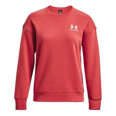 Under Armour (wmns)  Essential Fleece Crew Sweatshirt 'red White'