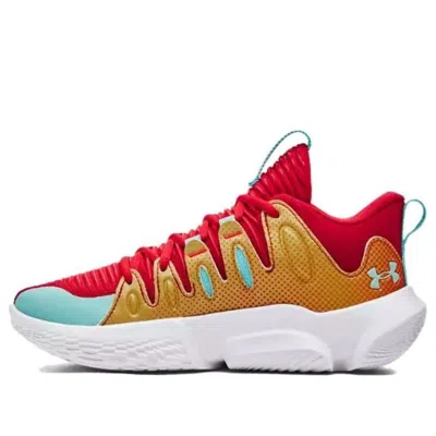 Under Armour (wmns)  Flow Breakthru 4 Asg Basketball Shoes 'gold Red' In Multi